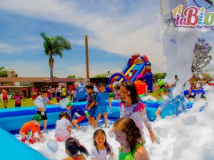 Cañon de espuma en Puebla