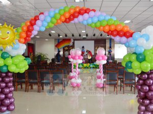 Decoracion con globos