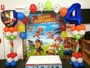 Decoracion de Paw Patrol