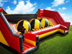 Inflable resbalon