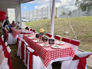 Mesa larga o redonda